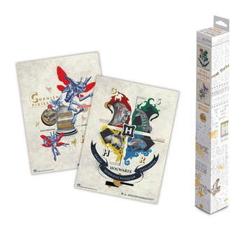 Harry Potter - Set di 2 poster da parete (38 x 52 cm)