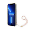 Guess 4G Print Cord - Etui ze smyczką iPhone 14 Pro Max (różowy)