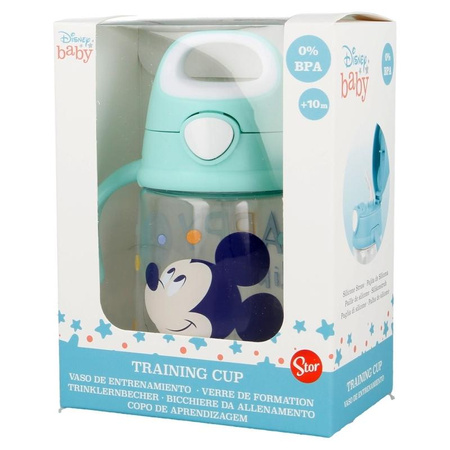 Mickey Mouse - Tropftasse mit Strohhalm 370 ml (Cool)