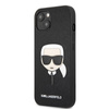 Karl Lagerfeld Saffiano Ikonik Karl`s Head - pouzdro na iPhone 13 (černé)