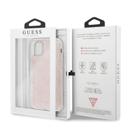 Guess 4G Glitter - iPhone 11 Case (Pink)