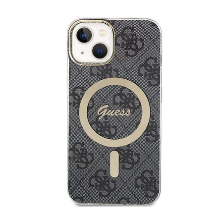 Guess 4G MagSafe - iPhone 15 Tasche (schwarz)