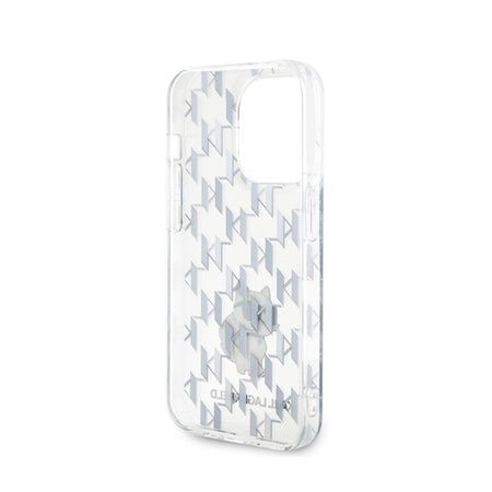 Karl Lagerfeld Monogram Choupette - iPhone 15 Pro Max Tasche (Transparent)