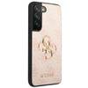Guess 4G Großes Metall-Logo - Samsung Galaxy S22 Tasche (rosa)