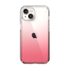 Speck Presidio Perfect-Clear + Ombre - iPhone 14 / iPhone 13 Case with MICROBAN Coating (Clear / Vintage Rose Fade)