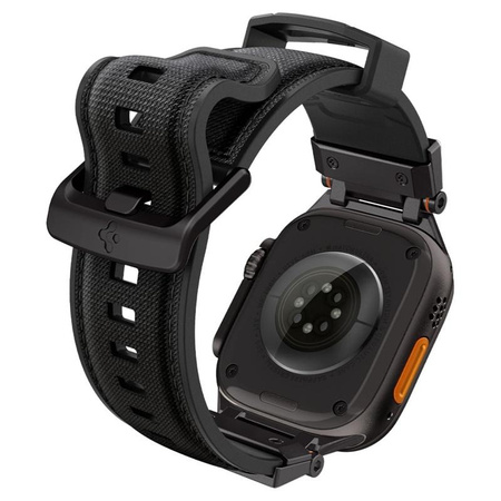 Spigen DuraPro Armor – Armband für Apple Watch 44/45/46/49 mm (Schwarze Edition)