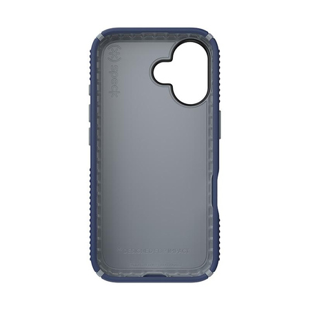Speck Presidio2 Grip - iPhone 16 Case (Coastal Blue / Dust Gray / White)