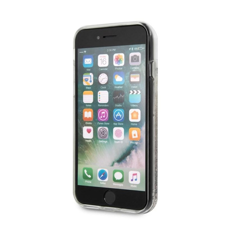 Karl Lagerfeld aláírás Glitter tok - iPhone SE 2020 / 8 / 7 tok (arany)