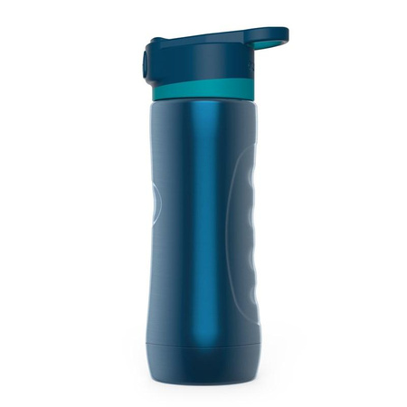 Quokka Spring - Stainless steel thermal bottle bottle with quick opening system 600 ml (Azurite)
