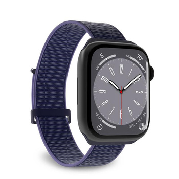 PURO Nylon Sport - řemínek pro Apple Watch 44/45/46/49 mm (Námořnická modrá)