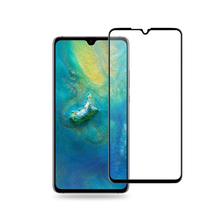 Crong Edge Glass 4D Full Glue - Teljes képernyő edzett üveg Huawei Mate 20-hoz
