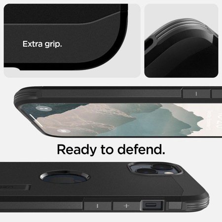 Spigen Tough Armor MagFit - iPhone 14 MagSafe Case (Black)