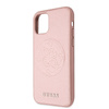 Guess Saffiano 4G Circle Logo - iPhone 11 Pro Case (pink)