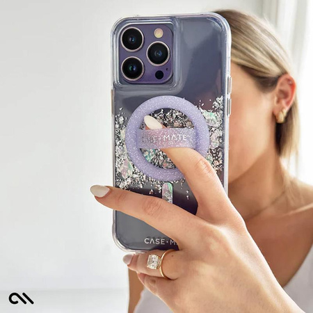 Case-Mate Karat MagSafe - Coque pour iPhone 15 Pro Max décorée de nacre (A Touch of Pearl)