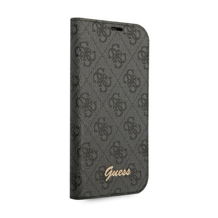 Guess 4G Metal Camera Outline Booktype Case - Case for iPhone 14 Pro (Black)