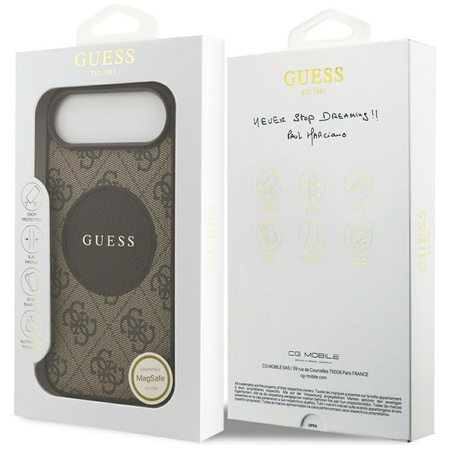 Guess 4G Circle Classic Logo MagSafe – Case iPhone Air (Brown)
