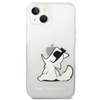 Karl Lagerfeld Choupette Fun-Sonnenbrille - iPhone 14 Etui (Transparent)