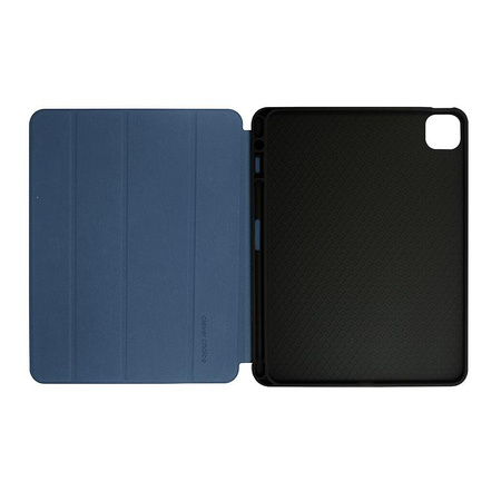 Custodia Crong FlexFolio – iPad Air 11” M3 (2025) / iPad Air 11” M2 (2024) / iPad Air 10.9” (5a-4a generazione) / iPad Pro 11" (2022-2021) con Apple Pencil (blu