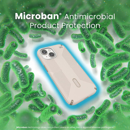 Speck Presidio2 Grip ClickLock & MagSafe - Coque iPhone 16e / iPhone 15 / iPhone 14 / iPhone 13 (Bleached Bone / Heirloom Gold / Hazel Brown)