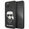 Karl Lagerfeld Iconic Karl Embossed Fullbody - Coque pour iPhone 11 Pro Max (Noir)