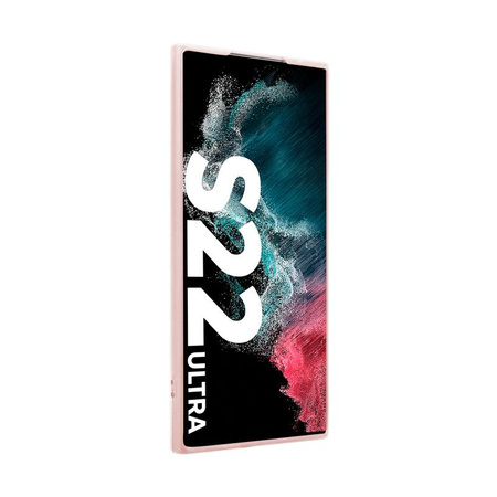 Crong Color Cover - Etui Samsung Galaxy S22 Ultra (różowy)