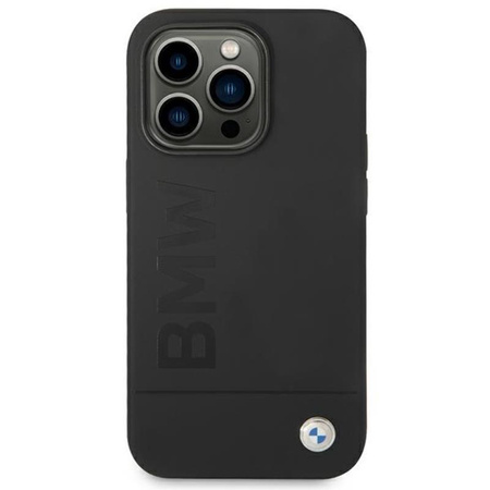 BMW Silicone Signature Logo Magsafe - iPhone 14 Pro Case (noir)