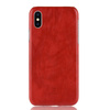 Crong Essential Cover - Coque pour iPhone Xs / X (rouge)