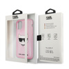 Karl Lagerfeld Choupette Head Glitter - iPhone 11 Case (pink)