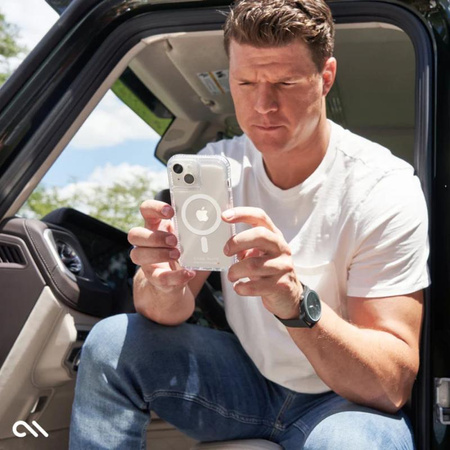 Case-Mate Ultra Tough plus D3O MagSafe - iPhone 15 Plus Hülle (Klar)