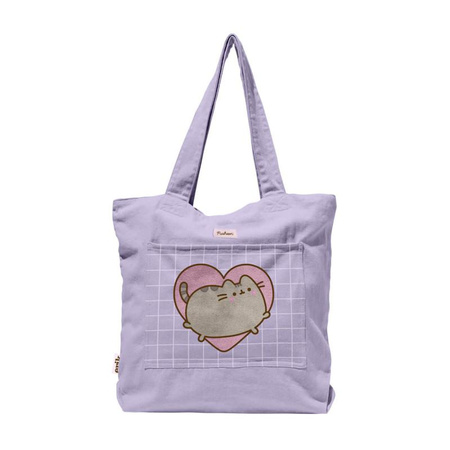 Pusheen - Cotton Shoulder Bag from the Moments Collection (37 x 41 cm)