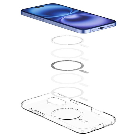Spigen Liquid Crystal MagSafe - étui pour iPhone 16 (transparent)