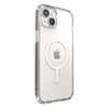 Speck Presidio Perfect-Clear + MagSafe - Case for iPhone 15 Plus / 14 Plus with MICROBAN coating (Clear)