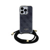 Guess Crossbody Cord 4G Print - iPhone 15 Pro Max Case (black)
