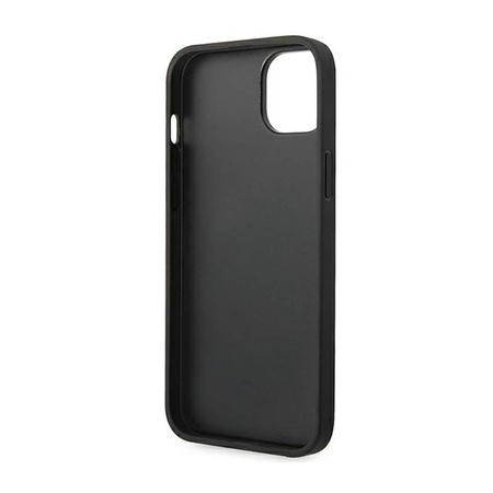 Karl Lagerfeld Saffiano Mono Metal Logo - iPhone 14 Plus Case (grey)