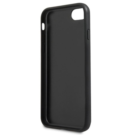 Karl Lagerfeld Embossed Case Karl & Choupette - Etui iPhone SE 2020 / 8 / 7 (czarny)