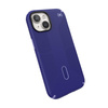 Speck Presidio2 Grip ClickLock & MagSafe - Case for iPhone 15 / iPhone 14 / iPhone 13 (Future Blue/Purple Ink)