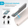 Speck Presidio2 Pro ClickLock & MagSafe - Etui iPhone 16 Pro (Bleached Bone / Heirloom Gold / Hazel Brown)