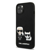 Karl Lagerfeld Slilicone Karl & Choupette Magsafe - pouzdro na iPhone 13 (černé)