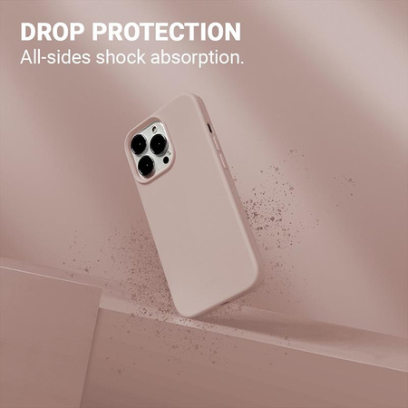 Crong Color Cover - Etui iPhone 13 Pro Max (piaskowy róż)
