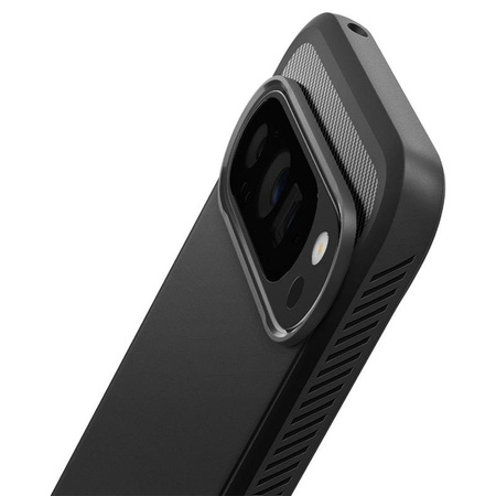 Spigen Rugged Armor - pouzdro pro Google Pixel 9 Pro XL (matně černé)