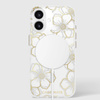 Case-Mate Floral Gems MagSafe - iPhone 16 Case (Gold)