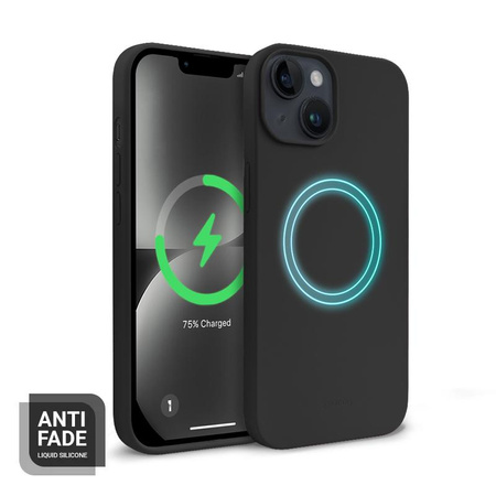 Crong Color Cover Magnetic Case for iPhone 14 Plus (Black)