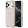 Guess Saffiano Classic Logo MagSafe - Case iPhone 17 Pro Max (pink)