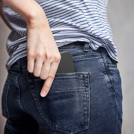 Cellularline Sensation Plus - Etui pour iPhone 15 Pro Max avec revêtement MICROBAN (noir)