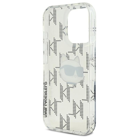 Karl Lagerfeld IML Choupette Head Electroplated - Case for iPhone 16 Pro (transparent)