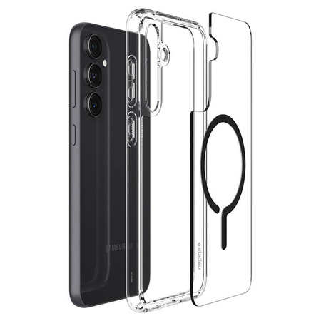 Spigen Ultra Hybrid OneTap Ring MagSafe - Gehäuse für Samsung Galaxy S23 FE (Schwarz)