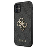 Guess 4G Big Metal Logo - Coque iPhone 11 (grise)