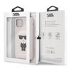 Karl Lagerfeld Fullbody Silicone Iconic - iPhone 11 Case (Pink)