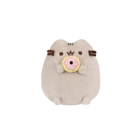 PUSHEEN PUSHEEN CAT MASCOT, Plüschkatze mit Donut, Plüsch, 13 cm