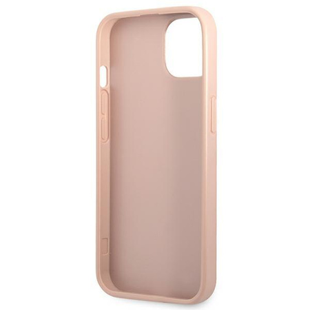 Pouzdro Guess Saffiano Triangle Logo - pouzdro pro iPhone 13 (růžové)